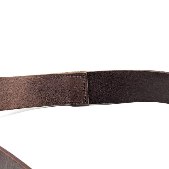 Banana Republic Belt Womens Medium Brown Buffalo Leather Western Boho